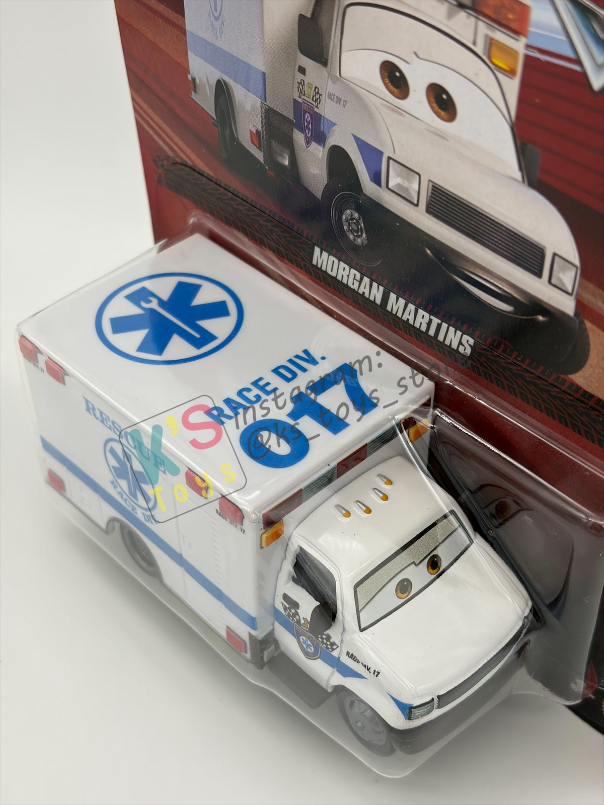 DISNEY PIXAR CARS BY MATTEL, "MORGAN MARTINS" - 2026 RE-RELEASED - BNIP
