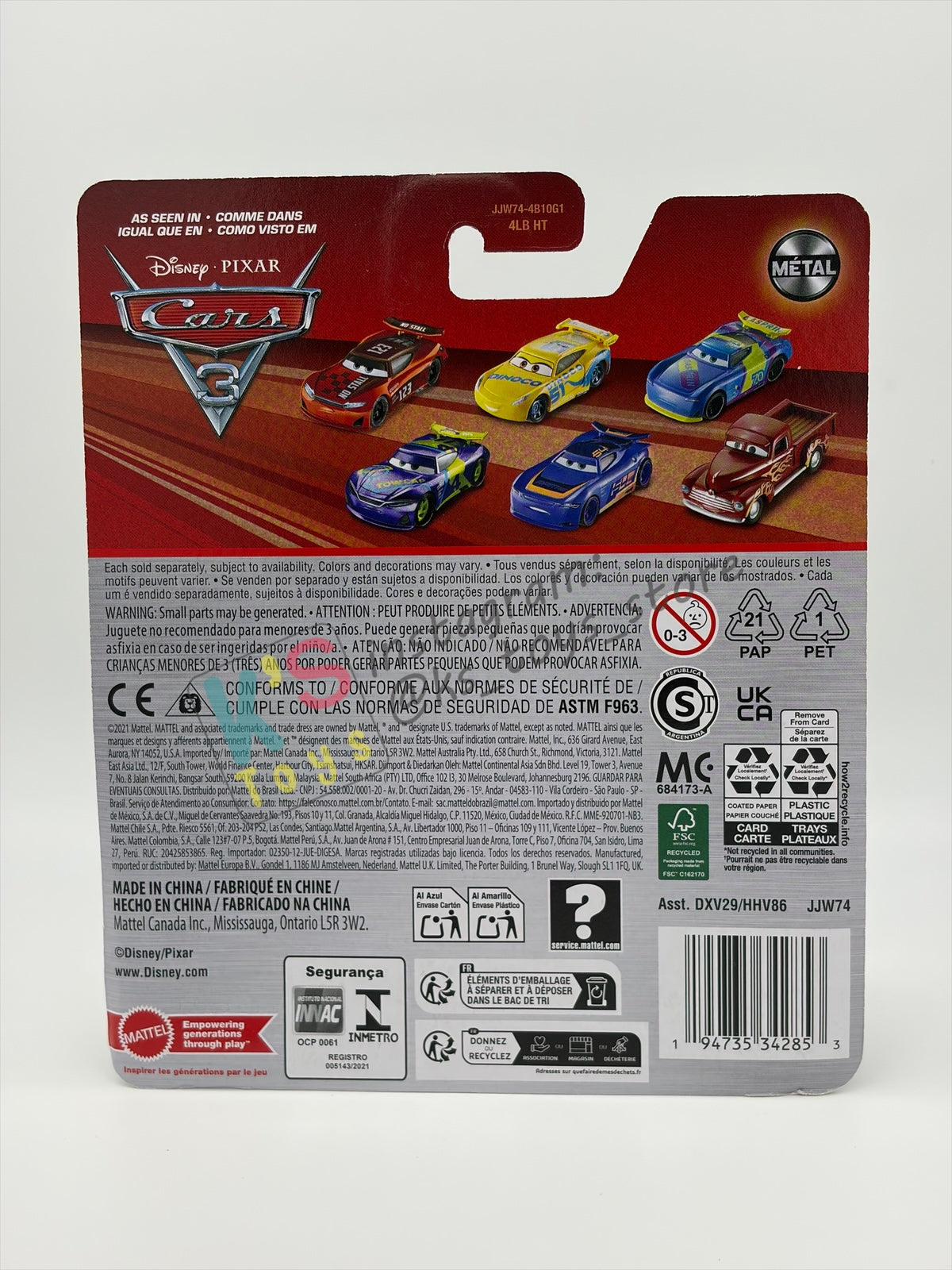 DISNEY PIXAR CARS BY MATTEL, "MORGAN MARTINS" - 2026 RE-RELEASED - BNIP