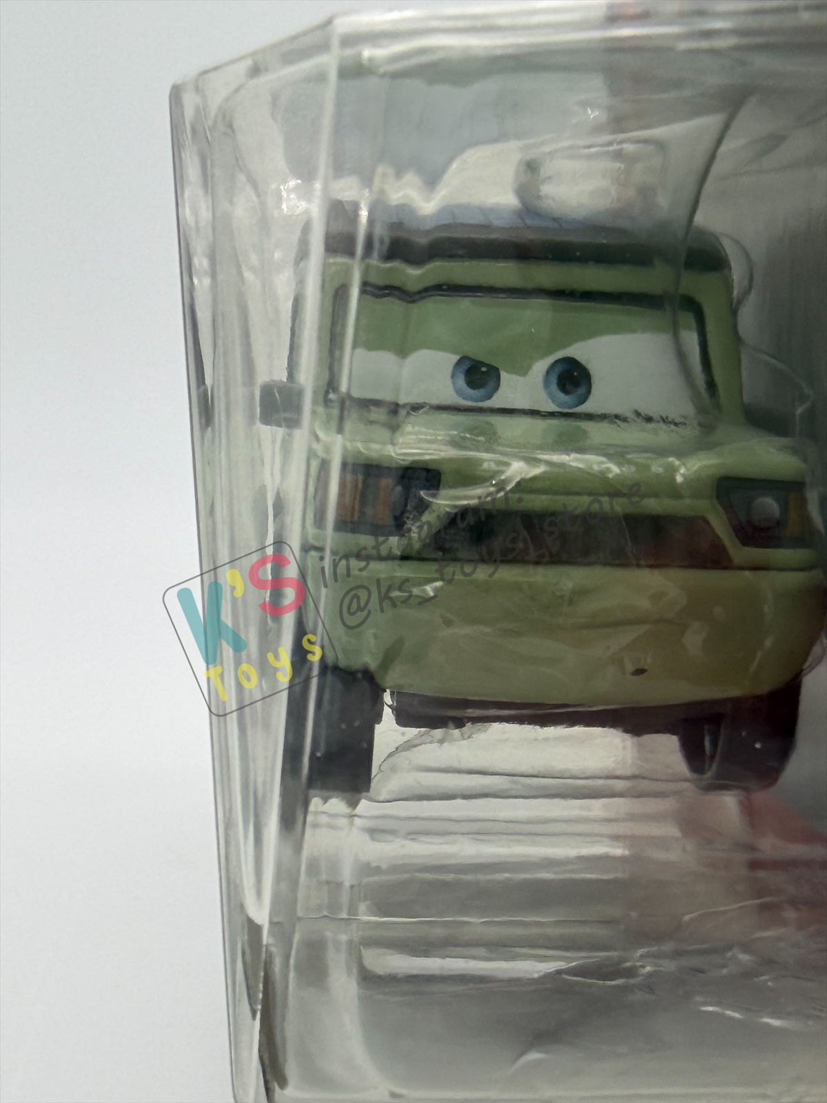 DISNEY PIXAR CARS 1:55 BY MATTEL, "MILES AXLEROD" CARS 2 - BNIP