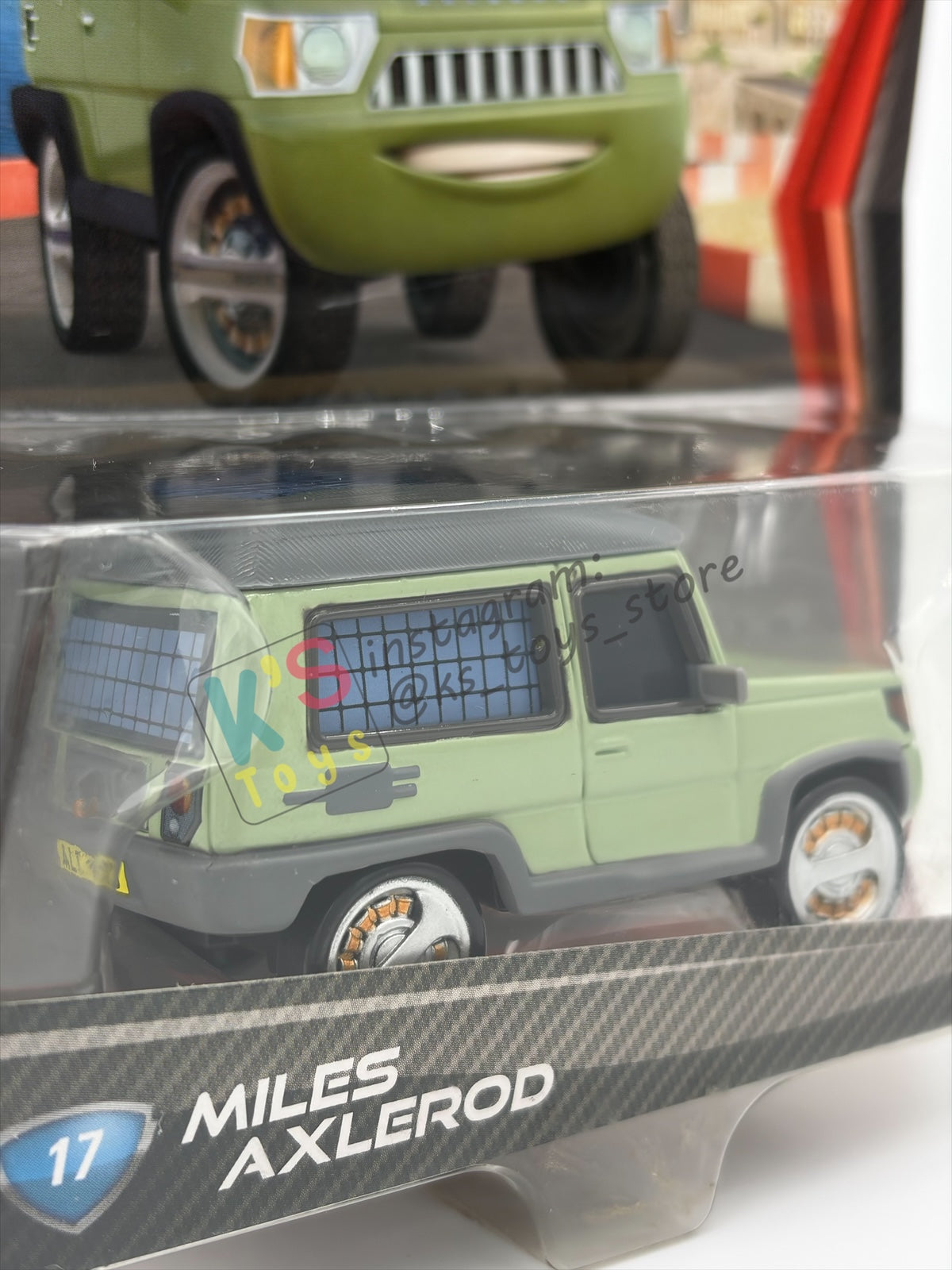 DISNEY PIXAR CARS 1:55 BY MATTEL, "MILES AXLEROD" CARS 2 - BNIP