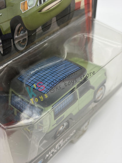 DISNEY PIXAR CARS 1:55 BY MATTEL, "MILES AXLEROD" CARS 2 - BNIP