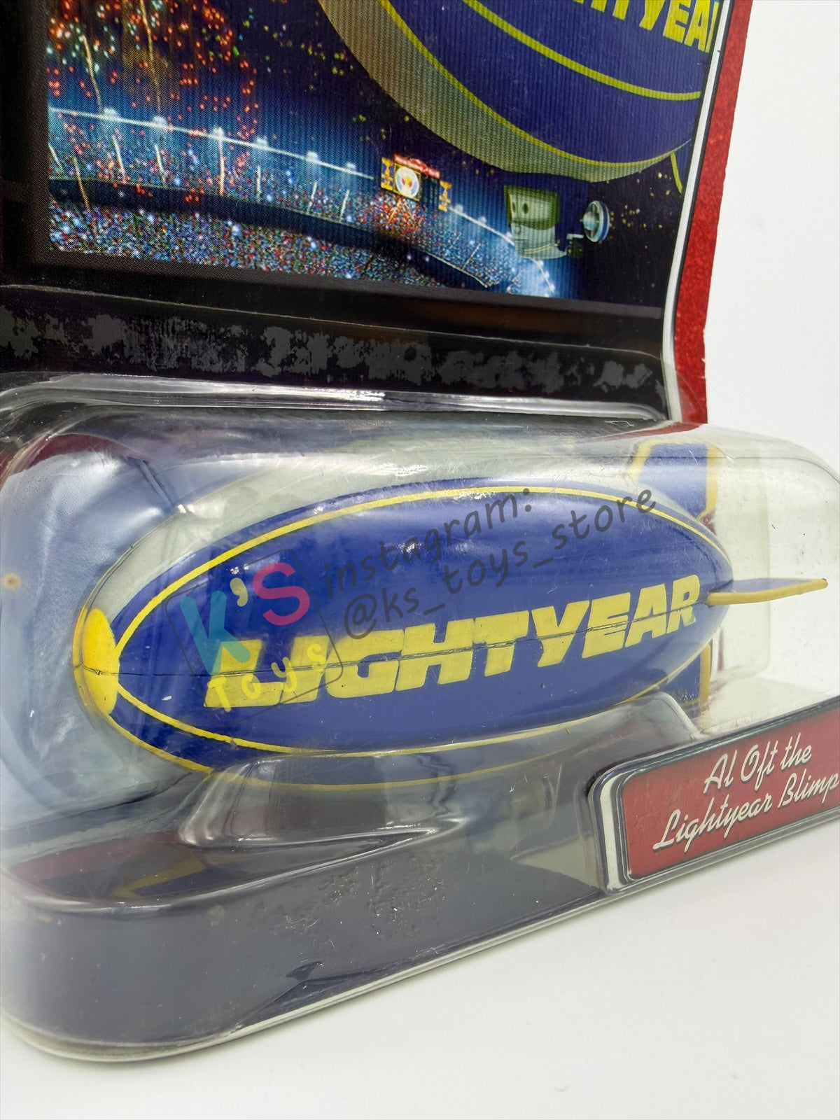 DISNEY PIXAR CARS BY MATTEL, AL OFT THE LIGHTYEAR BLIMP - WALMART VERSION - BNIP