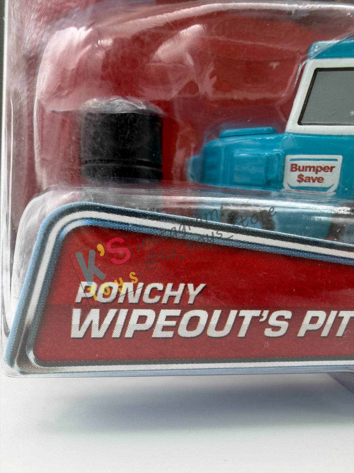 DISNEY PIXAR CARS 1:55 BY MATTEL, PONCHY WIPEOUT’S PITTY - PISTON CUP - BNIP