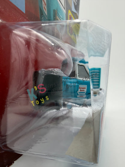 DISNEY PIXAR CARS 1:55 BY MATTEL, PONCHY WIPEOUT’S PITTY - PISTON CUP - BNIP