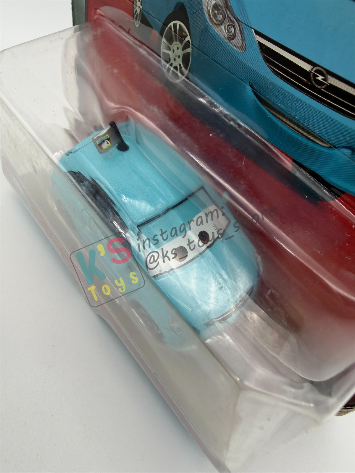 DISNEY PIXAR CARS 1:55  BY MATTEL, "ALLOY HEMBERGER" - CARS 2 WGP RACE FANS - BNIP