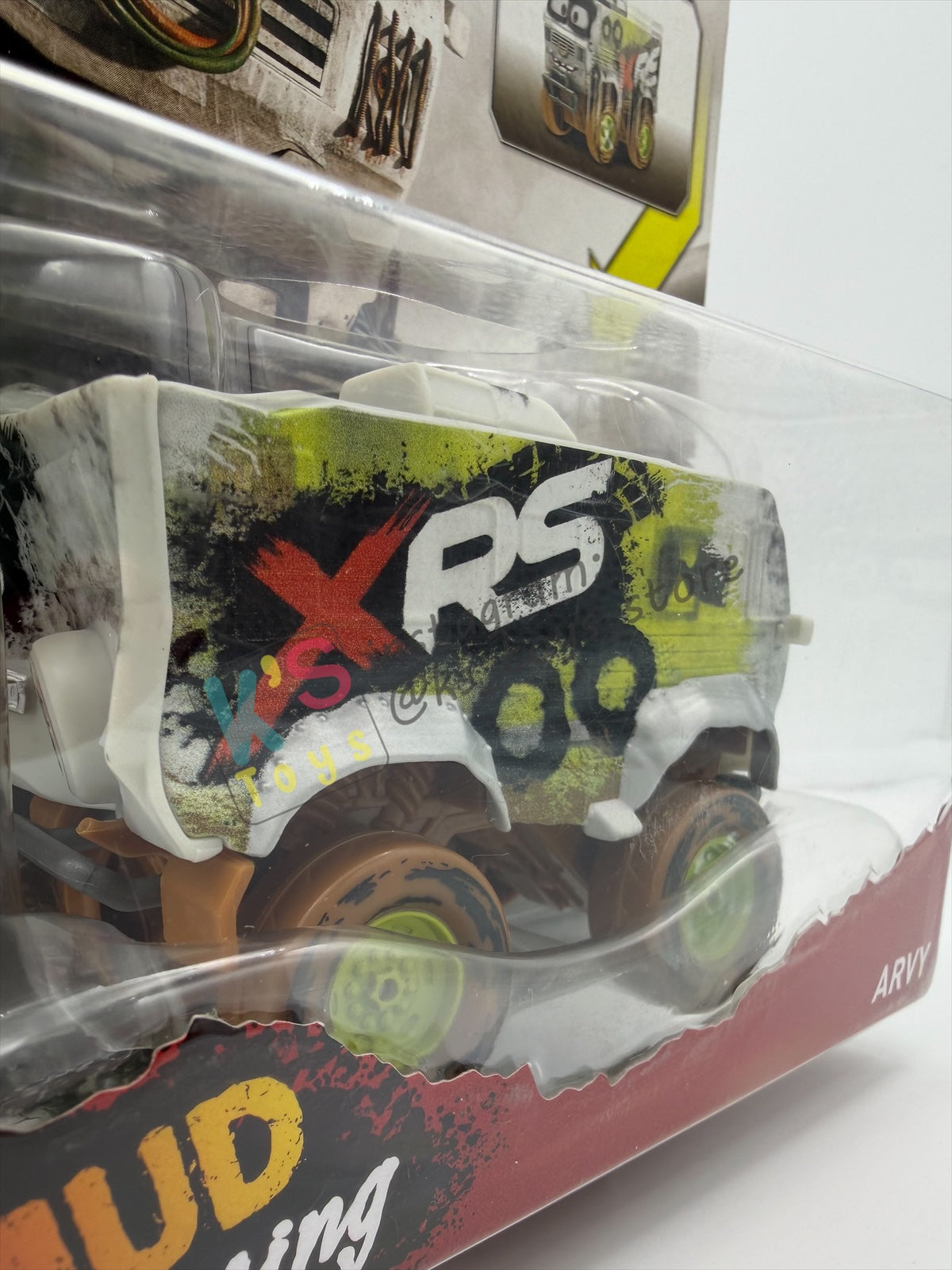 DELUXE DISNEY PIXAR CARS BY MATTEL - MUD RACING ARVY XRS - BNIP