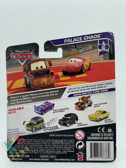 DISNEY PIXAR CARS BY MATTEL "VICTOR PAVEONE" UNDER PALACE CHAOS SERIES - BNIP