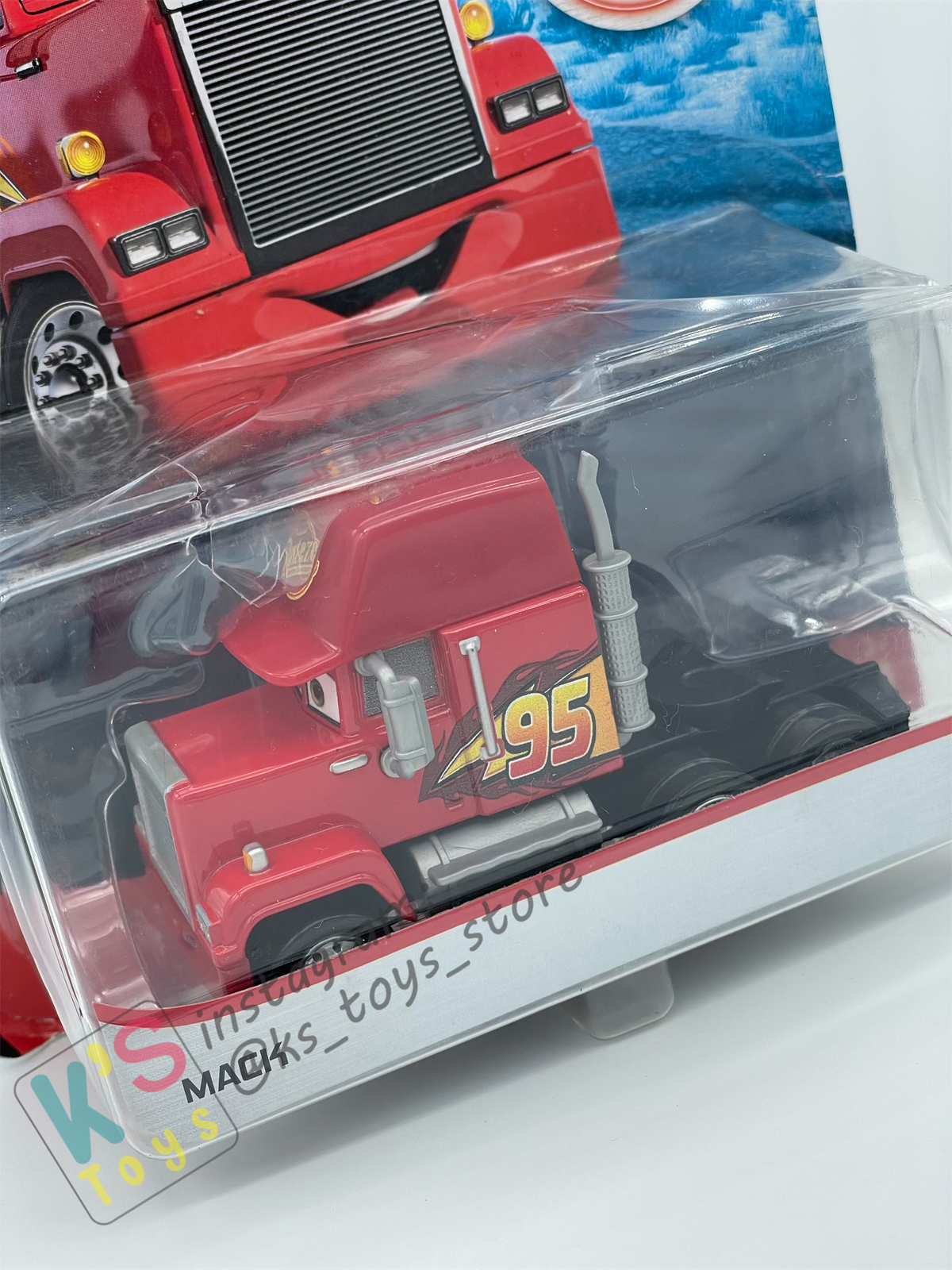 DELUXE DISNEY PIXAR CARS "MACK SEMI" RELEASED UNDER COPPER CANYON SPEEDWAY - BNIP