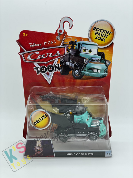 Deluxe Disney Pixar Cars "MUSIC VIDEO MATER" Heavy Metal Mater - Cars Toon Series - BNIP