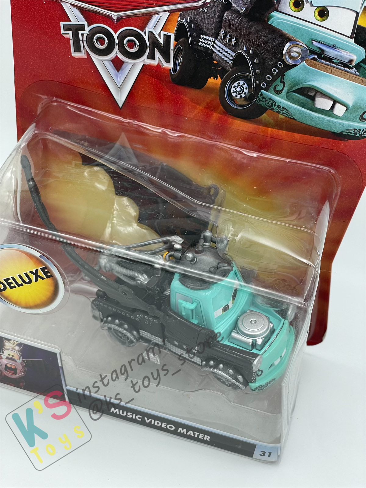 Deluxe Disney Pixar Cars "MUSIC VIDEO MATER" Heavy Metal Mater - Cars Toon Series - BNIP