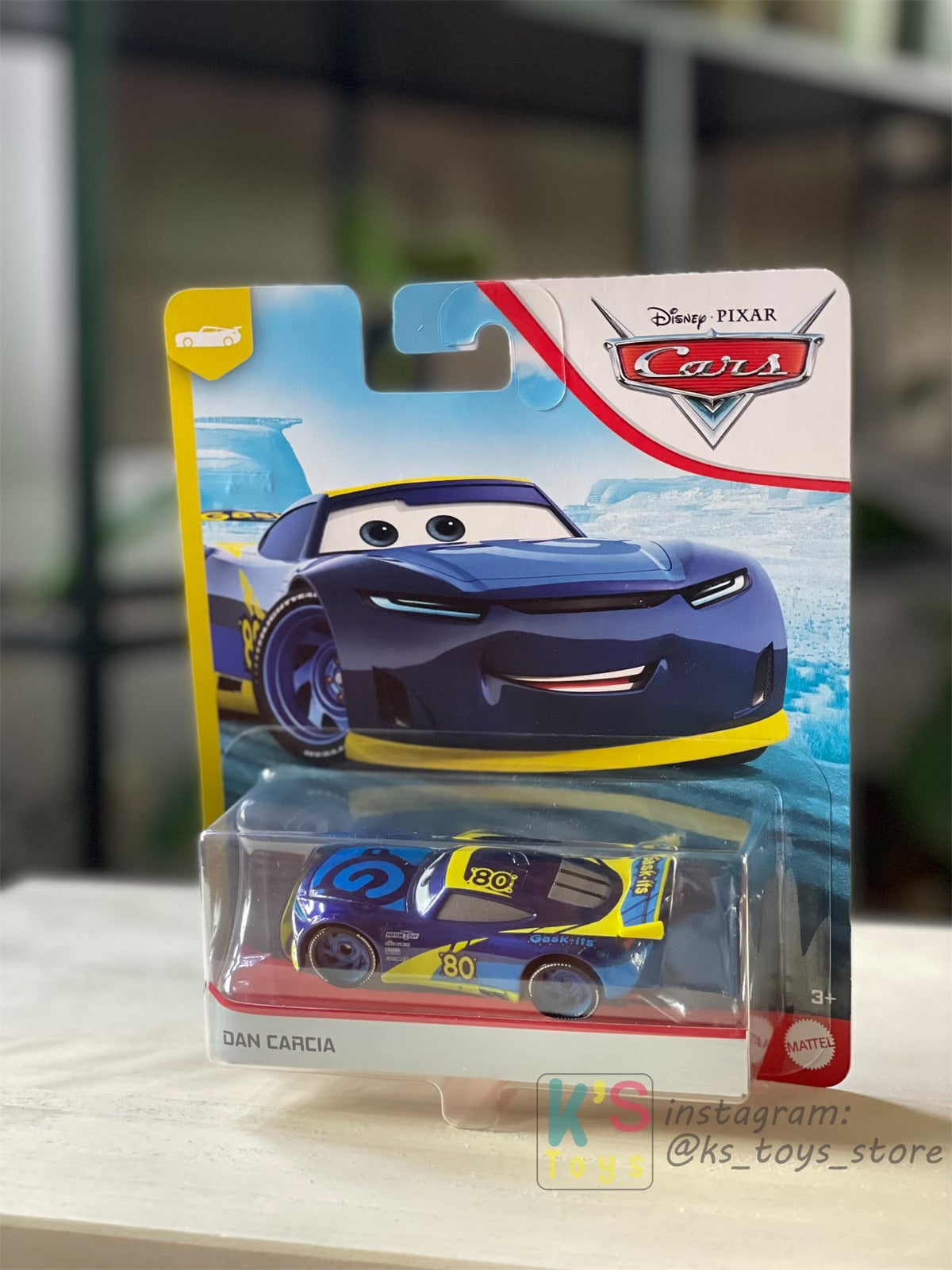 DISNEY PIXAR CARS BY MATTEL, DAN CARCIA - NEXT-GEN PISTON CUP RACERS- BNIP