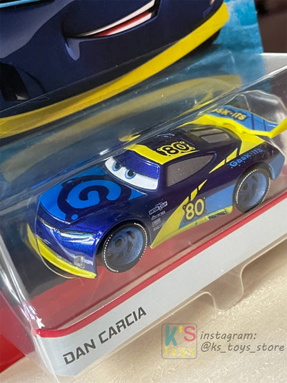 DISNEY PIXAR CARS BY MATTEL, DAN CARCIA - NEXT-GEN PISTON CUP RACERS- BNIP