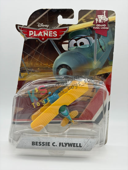 DISNEY PLANES BY MATTEL, "BESSIE C. FLYWELL" - FIRE & RESCUE GRAND FUSEL LODGE - BNIP