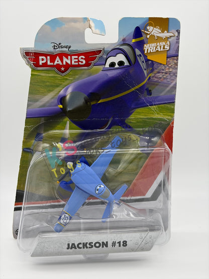 DISNEY PLANES BY MATTEL, "JACKSON #18" - NEBRASKA TRIALS - BNIP
