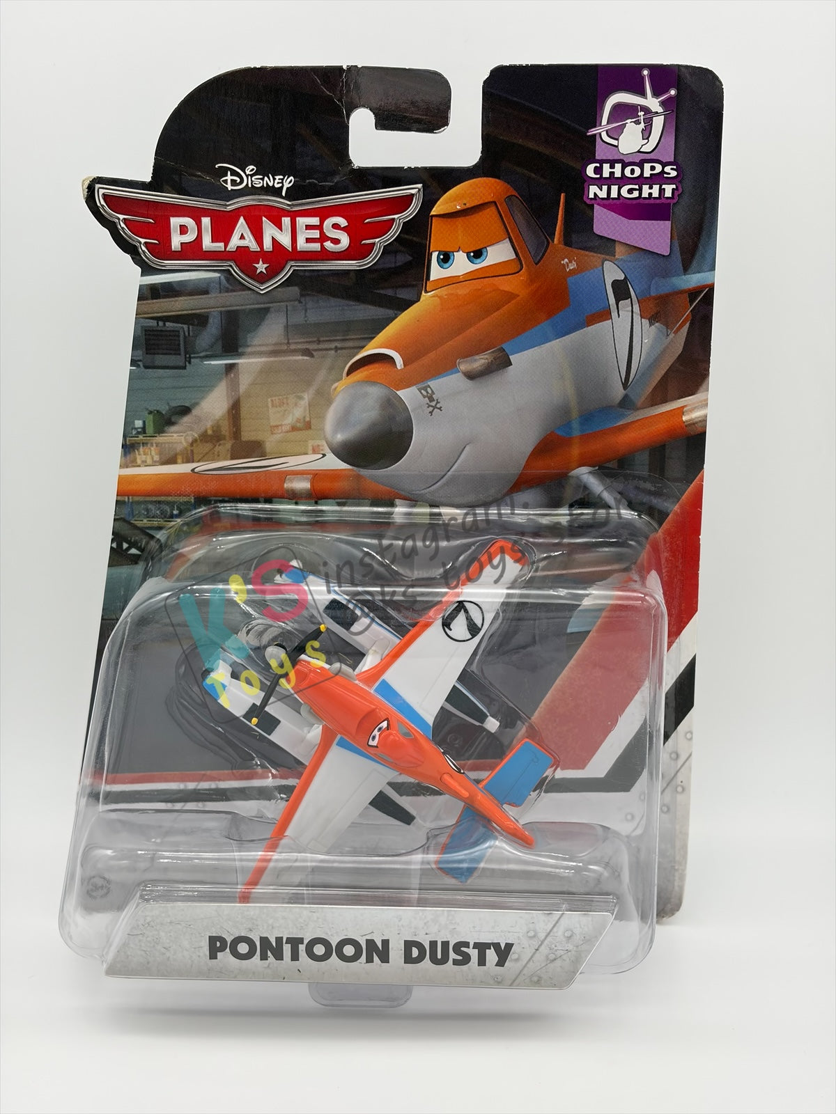 DISNEY PLANES BY MATTEL, "PONTOON DUSTY" - FIRE & RESCUE CHOPS NIGHT- BNIP