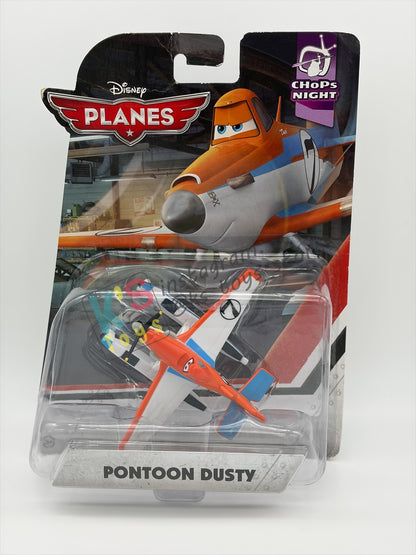 DISNEY PLANES BY MATTEL, "PONTOON DUSTY" - FIRE & RESCUE CHOPS NIGHT- BNIP