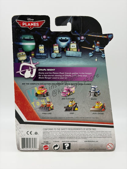 DISNEY PLANES BY MATTEL, "PONTOON DUSTY" - FIRE & RESCUE CHOPS NIGHT- BNIP