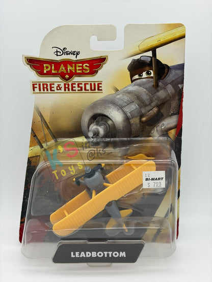 DISNEY PLANES BY MATTEL, "LEADBOTTOM" - FIRE & RESCUE - BNIP