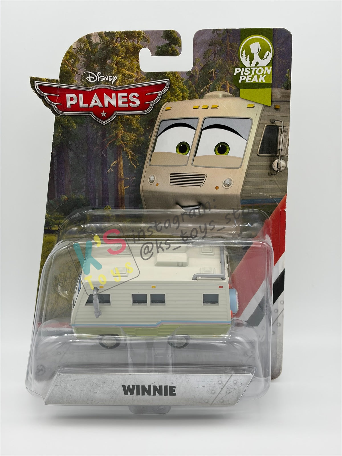 DELUXE DISNEY PLANES BY MATTEL, "WINNIE" PISTON PEAK SERIES - BNIP