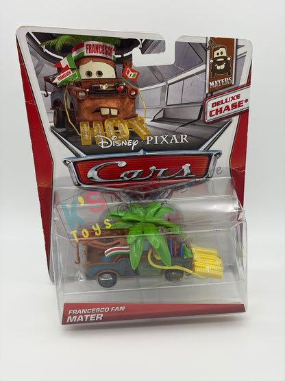 DELUXE DISNEY PIXAR CARS BY MATTEL, "FRANCESCO FAN MATER" - CHASE SERIES - BNIP