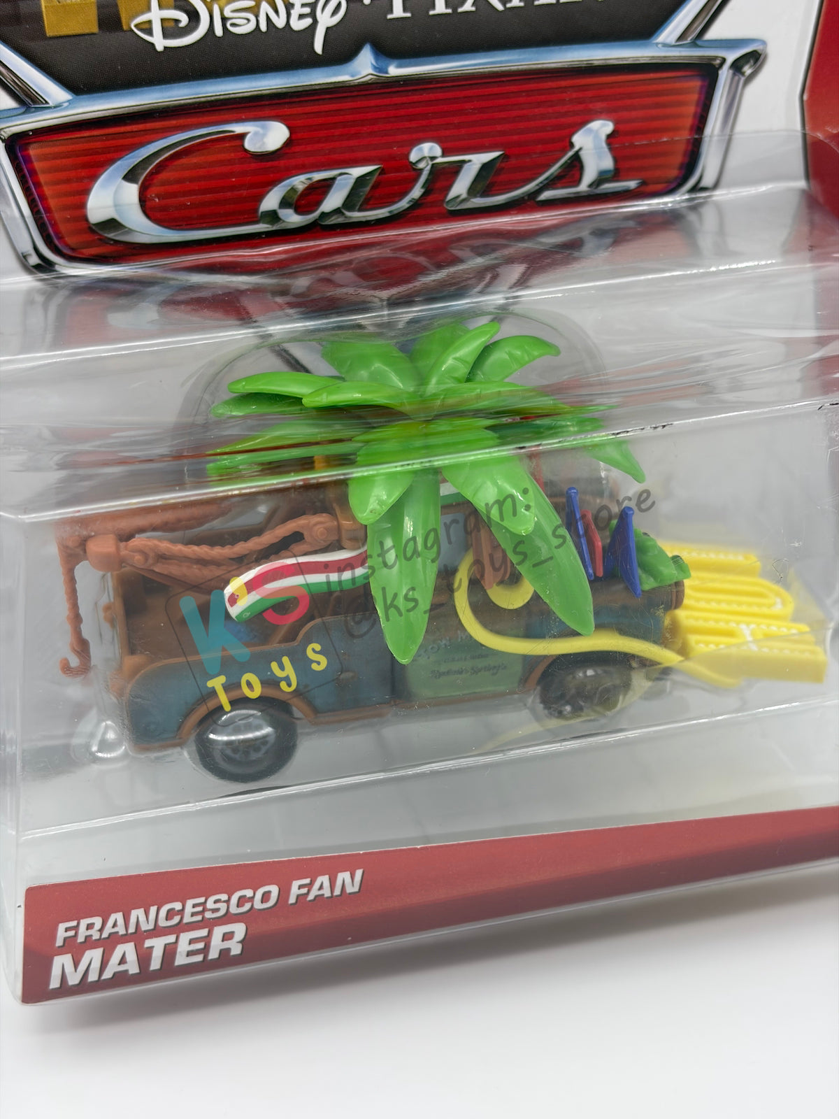 DELUXE DISNEY PIXAR CARS BY MATTEL, "FRANCESCO FAN MATER" - CHASE SERIES - BNIP