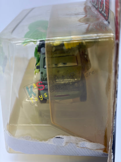 DELUXE DISNEY PIXAR CARS BY MATTEL, WILD MILES AXLEROD - MEL DORADO SHOW SERIES *DAMAGED CARD/PACKAGING* - BNIP