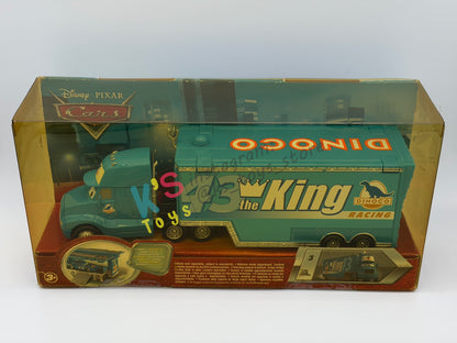 Hauler Disney Pixar Disney Cars by Mattel, Gray Hauler 43 Dinoco The King Hauler - BNIP - READ DESCRIPTION!!!