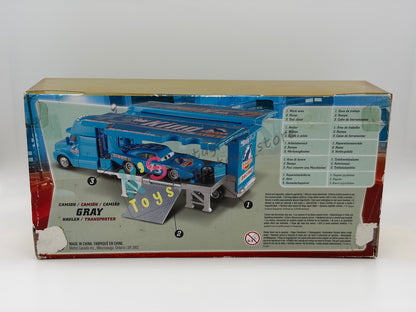 Hauler Disney Pixar Disney Cars by Mattel, Gray Hauler 43 Dinoco The King Hauler - BNIP - READ DESCRIPTION!!!
