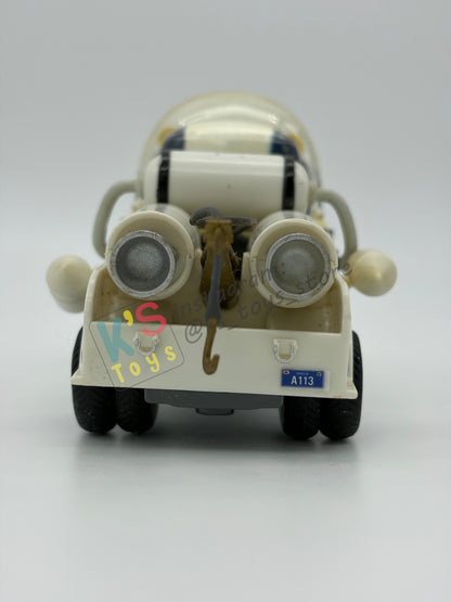 PRE-OWNED / LOOSE DISNEY STORE OF DISNEY PIXAR CARS 1:43 - IMPALA XIII, AUTONAUT LIGHTNING MCQUEEN, AND MOON MATER - MATER ON THE MOON SERIES - IN GOOD CONDITION