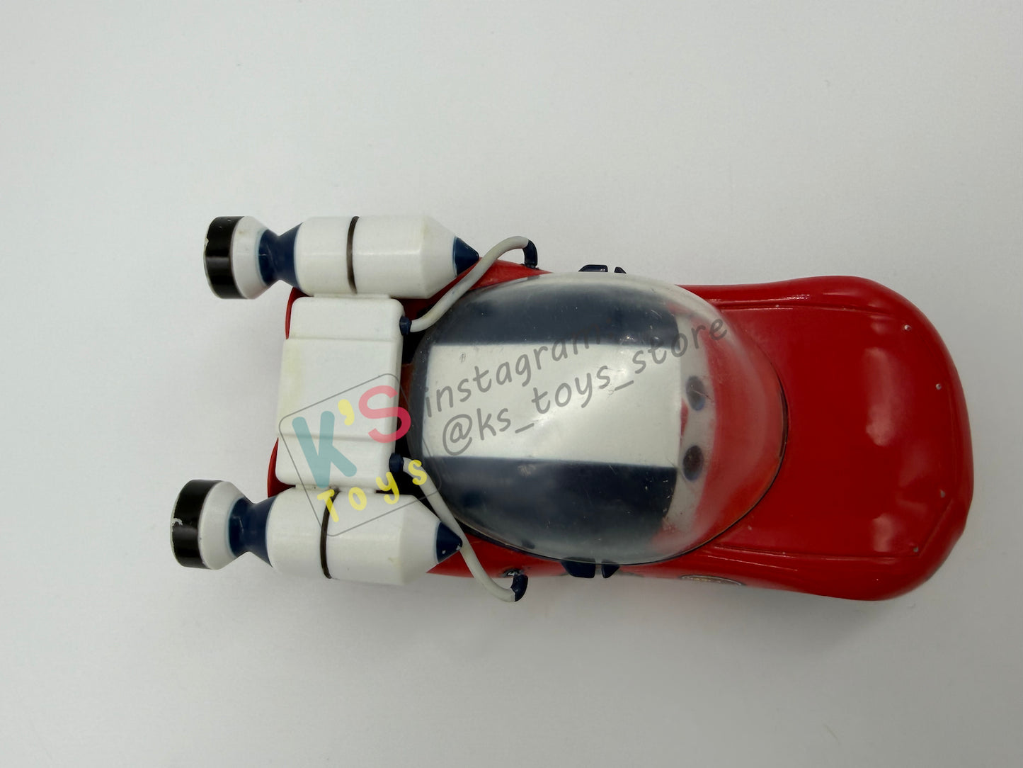 PRE-OWNED / LOOSE DISNEY STORE OF DISNEY PIXAR CARS 1:43 - IMPALA XIII, AUTONAUT LIGHTNING MCQUEEN, AND MOON MATER - MATER ON THE MOON SERIES - IN GOOD CONDITION