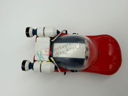 PRE-OWNED / LOOSE DISNEY STORE OF DISNEY PIXAR CARS 1:43 - IMPALA XIII, AUTONAUT LIGHTNING MCQUEEN, AND MOON MATER - MATER ON THE MOON SERIES - IN GOOD CONDITION