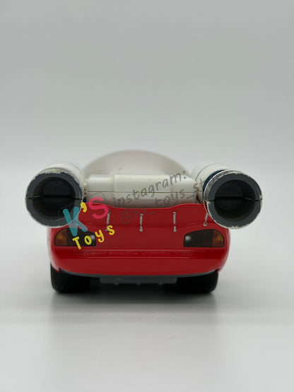 PRE-OWNED / LOOSE DISNEY STORE OF DISNEY PIXAR CARS 1:43 - IMPALA XIII, AUTONAUT LIGHTNING MCQUEEN, AND MOON MATER - MATER ON THE MOON SERIES - IN GOOD CONDITION