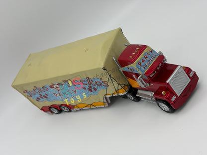 PRE-OWNED / LOOSE DISNEY PIXAR CARS - "JOCKO FLOCKO MACK HAULER" - CARS 3 HAULERS SERIES - HAS MINOR MARK BUT IN GOOD CONDITION - READ DESCRIPTION!!!