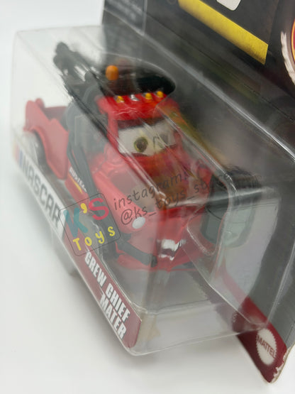 DISNEY PIXAR CARS BY MATTEL 1:55, "CREW CHIEF MATER NASCAR" - NASCAR SERIES - BNIP - READ DESCRIPTION!!!