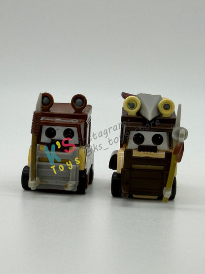 PRE-OWNED / LOOSE DISNEY PIXAR CARS - "PITTY AS LOGRAY + PITTY AS WICKET" - STAR WARS DISNEY PARKS SERIES - DISPLAYED CONDITION