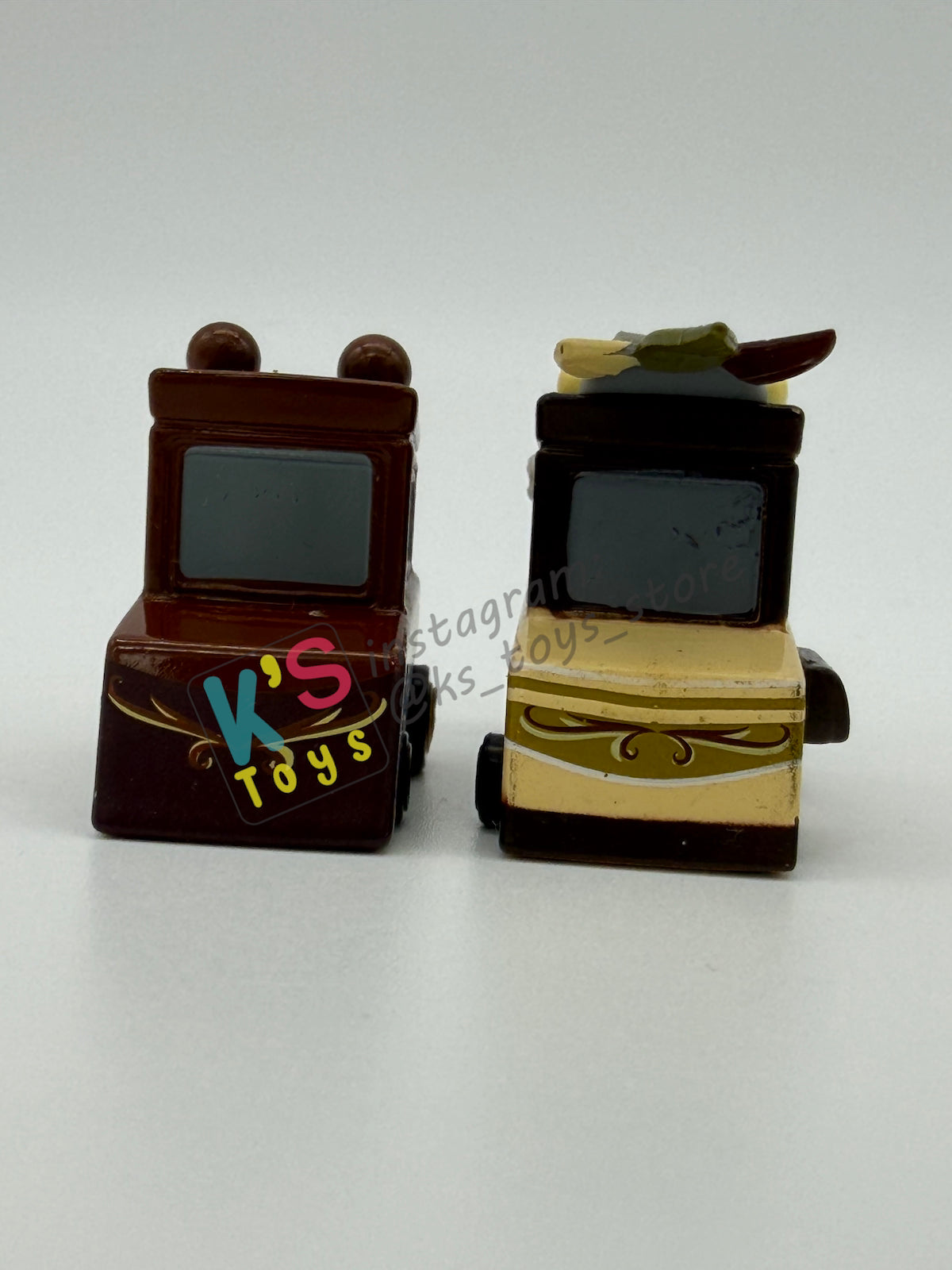 PRE-OWNED / LOOSE DISNEY PIXAR CARS - "PITTY AS LOGRAY + PITTY AS WICKET" - STAR WARS DISNEY PARKS SERIES - DISPLAYED CONDITION