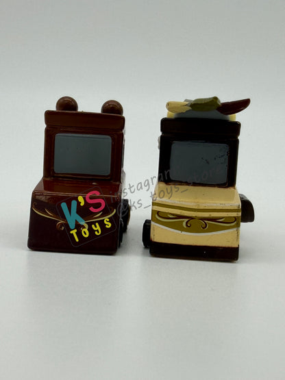 PRE-OWNED / LOOSE DISNEY PIXAR CARS - "PITTY AS LOGRAY + PITTY AS WICKET" - STAR WARS DISNEY PARKS SERIES - DISPLAYED CONDITION