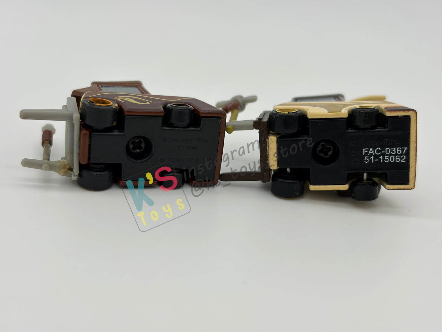 PRE-OWNED / LOOSE DISNEY PIXAR CARS - "PITTY AS LOGRAY + PITTY AS WICKET" - STAR WARS DISNEY PARKS SERIES - DISPLAYED CONDITION