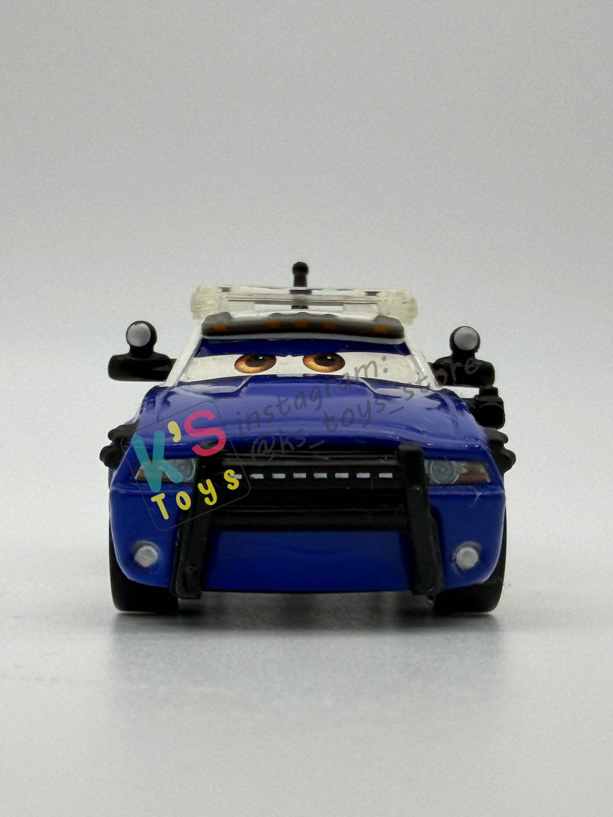 PRE-OWNED / LOOSE DISNEY PIXAR CARS - "MIKE 07" - TO PROTECT AND SERVE SERIES - DISPLAYED CONDITION