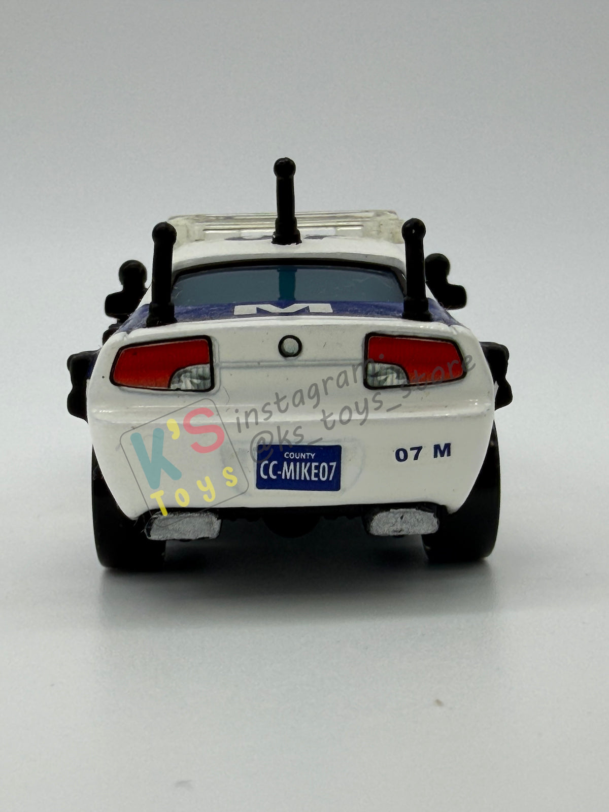 PRE-OWNED / LOOSE DISNEY PIXAR CARS - "MIKE 07" - TO PROTECT AND SERVE SERIES - DISPLAYED CONDITION
