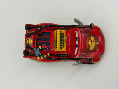 PRE-OWNED / LOOSE DISNEY PIXAR CARS - "DRIVING SCHOOL LIGHTNING" - TO PROTECT AND SERVE SERIES - DISPLAYED CONDITION