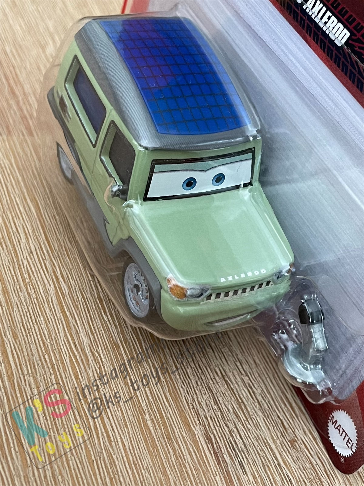 DISNEY PIXAR CARS BY MATTEL - "MILES AXLEROD WITH MIC" 2022 RE-RELEASED - BNIP