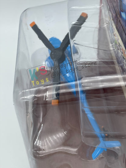 DELUXE DISNEY PIXAR CARS BY MATTEL, "DINOCO HELICOPTER" MEGASIZE and FIRST RELEASED, THE WORLD OF CARS - BNIP