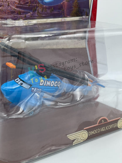 DELUXE DISNEY PIXAR CARS BY MATTEL, "DINOCO HELICOPTER" MEGASIZE and FIRST RELEASED, THE WORLD OF CARS - BNIP