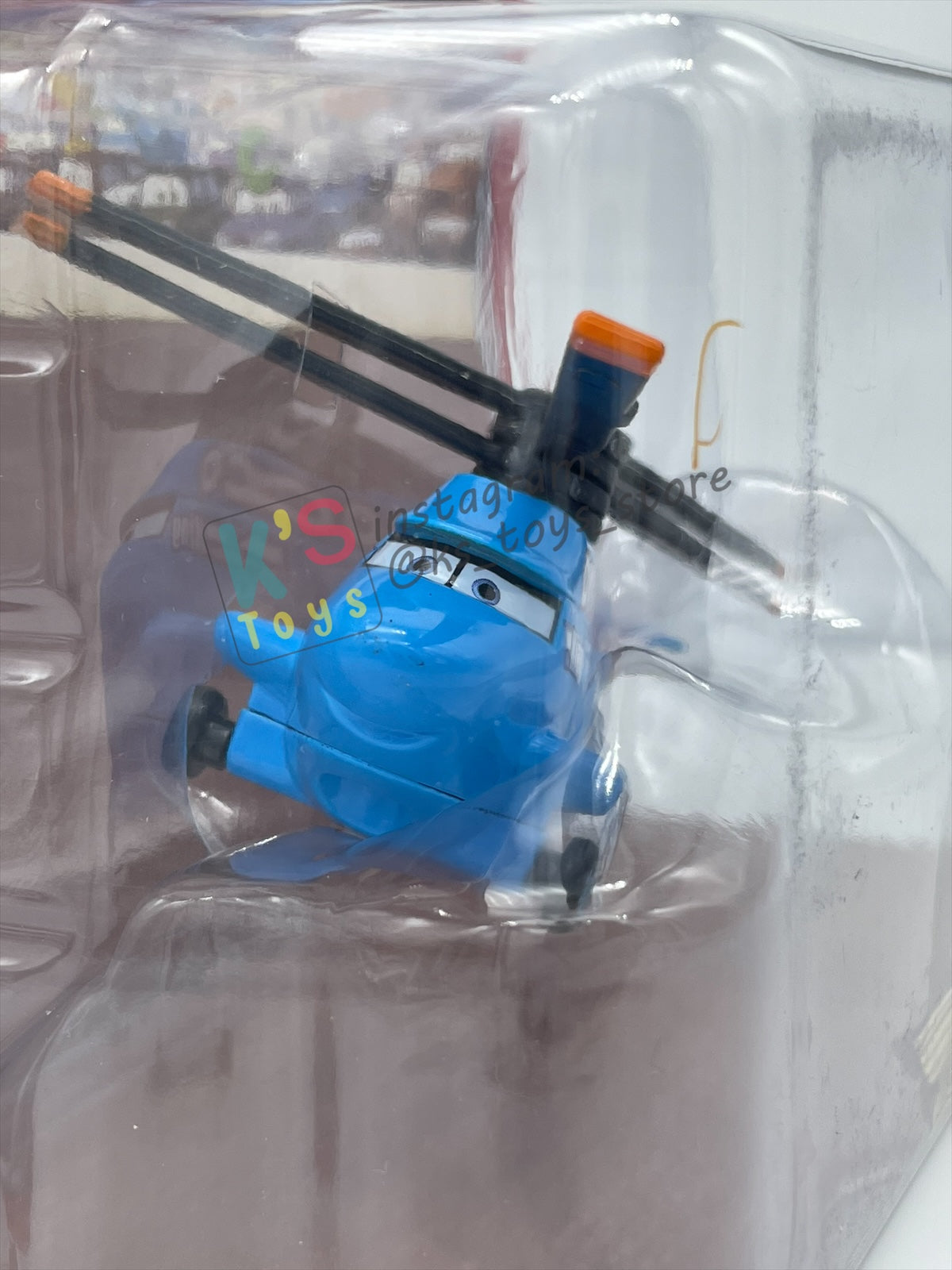 DELUXE DISNEY PIXAR CARS BY MATTEL, "DINOCO HELICOPTER" MEGASIZE and FIRST RELEASED, THE WORLD OF CARS - BNIP