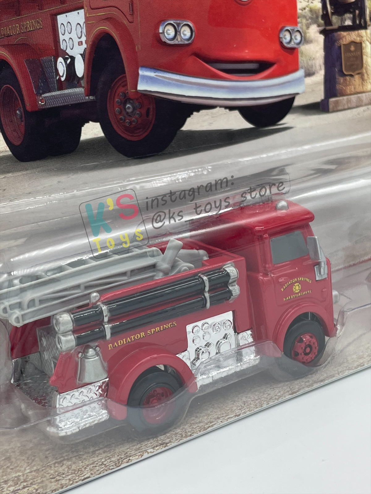 Disney Pixar Cars 1:55 by MATTEL, 2-Pack "RED AND STANLEY" Movie Moments 2006 - BNIP
