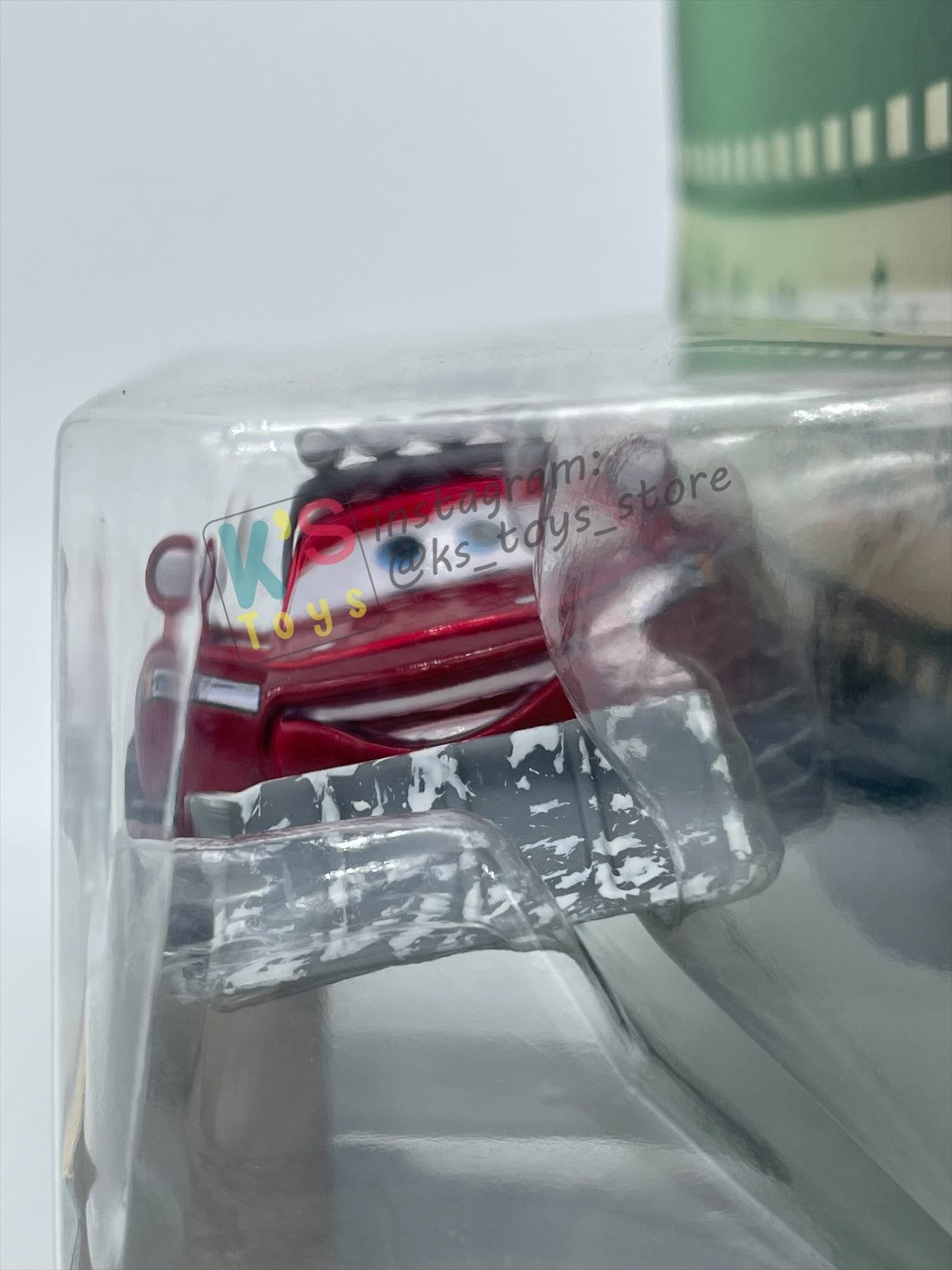 DISNEY PIXAR CARS 1:55 BY MATTEL - "SNOWPLOW LIGHTNING MCQUEEN" - CHRISTMAS BALL SERIES BNIP