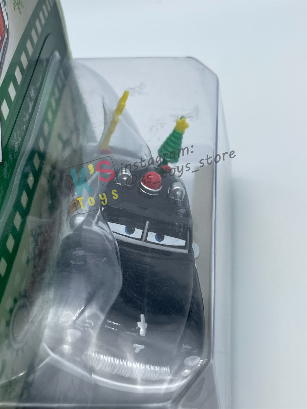 DISNEY PIXAR CARS 1:55 BY MATTEL - "HOLIDAY SPIRIT SHERIFF" - CHRISTMAS BALL SERIES BNIP