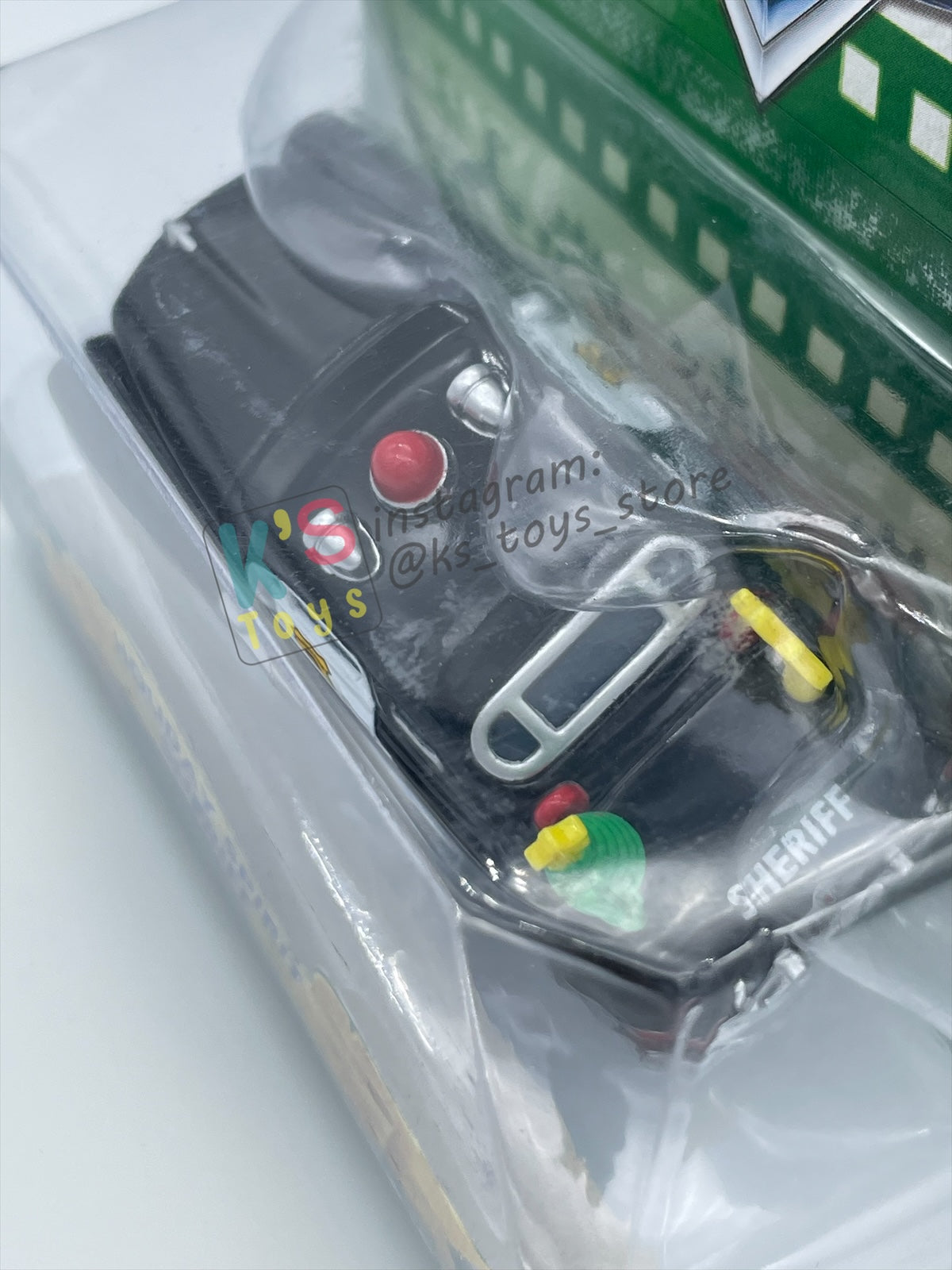 DISNEY PIXAR CARS 1:55 BY MATTEL - "HOLIDAY SPIRIT SHERIFF" - CHRISTMAS BALL SERIES BNIP