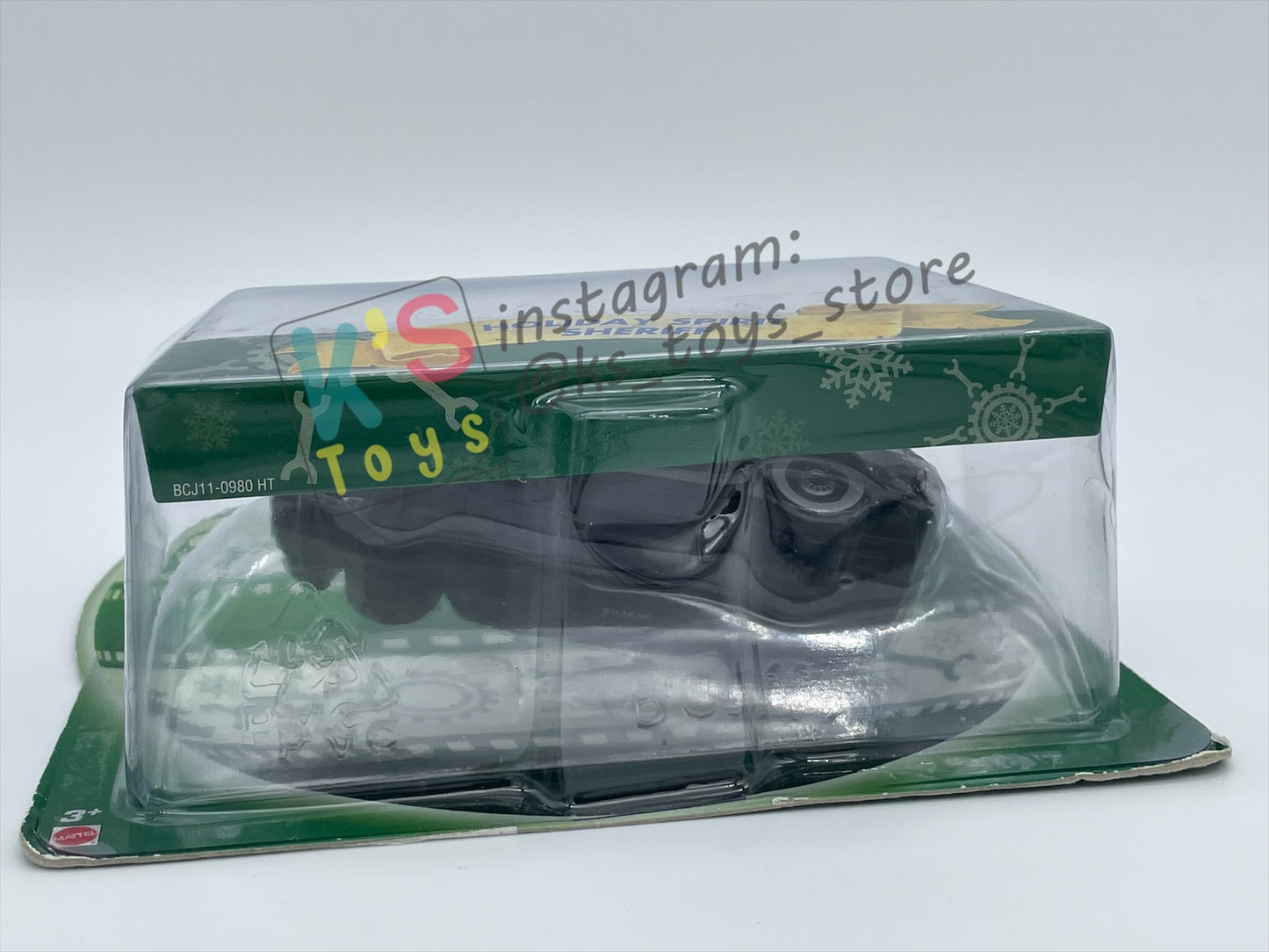 DISNEY PIXAR CARS 1:55 BY MATTEL - "HOLIDAY SPIRIT SHERIFF" - CHRISTMAS BALL SERIES BNIP